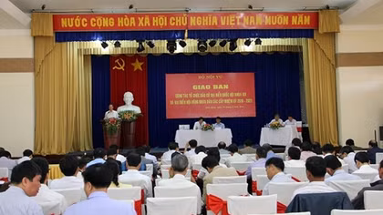 Bộ Nội vụ giao ban công tác bầu cử khu vực Miền Trung-Tây Nguyên
