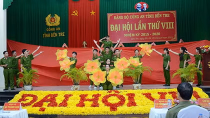Khai mạc Đại hội đại biểu Đảng bộ Công an tỉnh Bến Tre