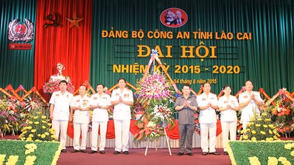 Đại hội Đại biểu Đảng bộ Công an tỉnh Lào Cai
