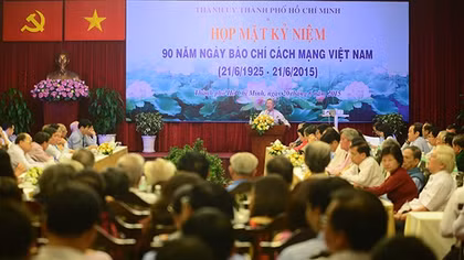 TP HCM: Họp mặt kỷ niệm 90 năm ngày báo chí Cách mạng Việt Nam