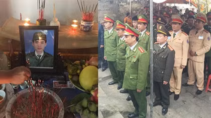 Báo CAND thăm và hỗ trợ thân nhân đồng chí Phó trưởng Công an xã hi sinh 