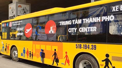 Xe buýt chất lượng cao từ sân bay về trung tâm thành phố