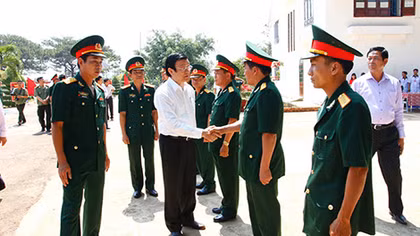 Chủ tịch nước Trương Tấn Sang thăm và làm việc tại Đắk Nông