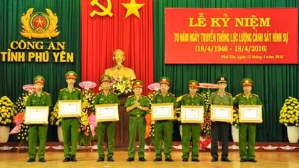 Kỷ niệm ngày truyền thống lực lượng Cảnh sát hình sự Phú Yên