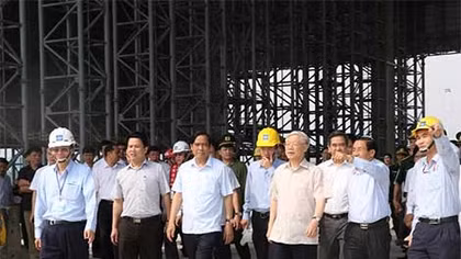 Tổng Bí thư Nguyễn Phú Trọng thăm và làm việc tại Hà Tĩnh