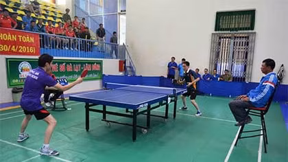 Khởi tranh Giải bóng bàn Hội thao lực lượng CAND