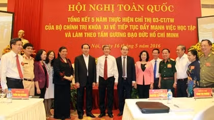 Tổng kết 5 năm thực hiện và làm theo tấm gương đạo đức Hồ Chí Minh