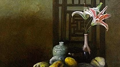 Du xuân qua sắc màu hội họa