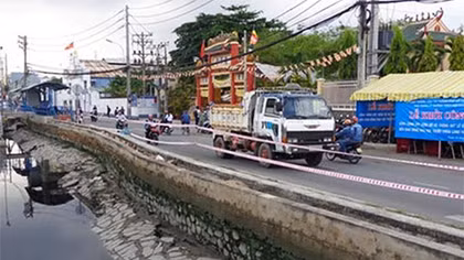 Khởi công dự án kè chống sạt lở Bến Bình Đông