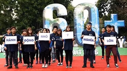 Hà Nội hưởng ứng chiến dịch Giờ trái đất 2016