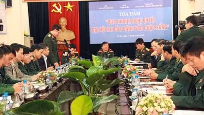 Tọa đàm “Đưa nhanh Nghị quyết Đại hội XII của Đảng vào cuộc sống”