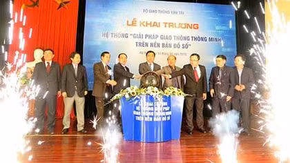 Khai trương hệ thống “Giải pháp giao thông thông minh trên nền bản đồ số”