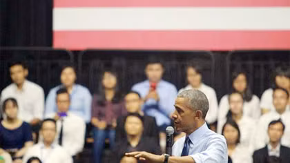 Tổng thống Barack Obama gặp gỡ thủ lĩnh trẻ Đông Nam Á