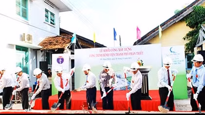 Khởi công xây dựng bệnh viện TP Phan Thiết
