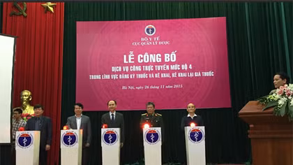 Đăng ký, kê khai thuốc chỉ cần qua mạng