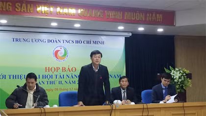 Đại hội Tài năng trẻ Việt Nam lần thứ II sẽ diễn ra từ ngày 11 đến 13- 12