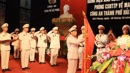 Phòng CSĐT tội phạm về ma túy, Công an TP Hải Phòng nhận danh hiệu Anh hùng