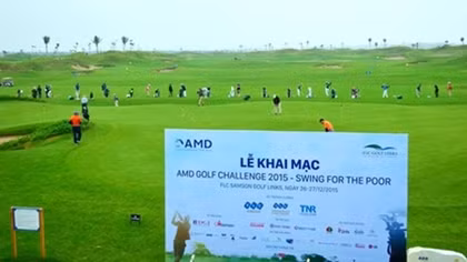 AMD Golf Challenge 2015 ủng hộ 100 triệu đồng cho người nghèo 