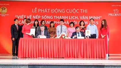 Phát động cuộc thi “Viết về nếp sống thanh lịch, văn minh”