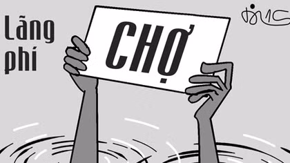 Khách hàng thưa vắng, chợ thì vẫn xây
