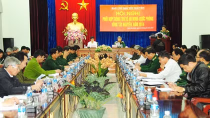 Tăng cường phối hợp bảo đảm ANQP vùng Tây Nguyên
