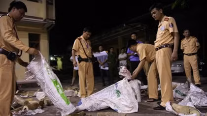 Khen thưởng 8 Cảnh sát giao thông không nhận hối lộ