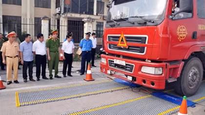 Có thêm một trạm kiểm soát tải trọng trên quốc lộ 10