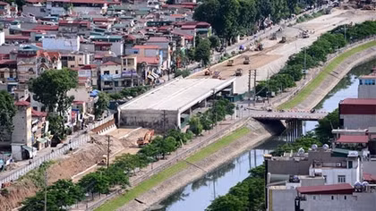 Đẩy nhanh tiến độ đường vành đai 2 (đoạn Nhật Tân - Cầu Giấy)