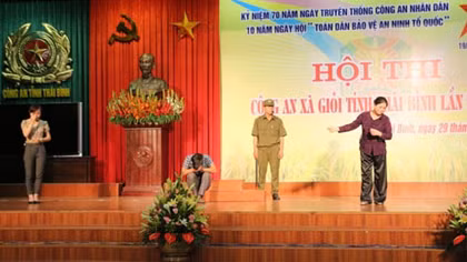 Thái Bình: Sôi nổi Hội thi Công an xã giỏi lần thứ 4