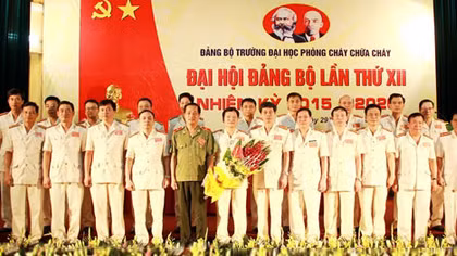 Đại hội đại biểu Đảng bộ Trường Đại học PCCC lần thứ XII