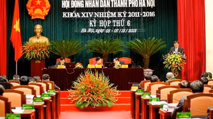 Họp bất thường để bầu Chủ tịch Hội đồng nhân dân thành phố Hà Nội