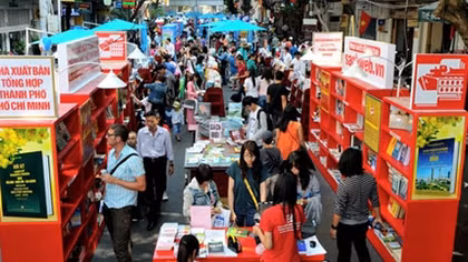  Đường sách Tết Ất Mùi 2015 chỉ duy nhất tại khu Hàm Nghi