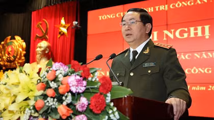 Bộ trưởng Trần Đại Quang dự Hội nghị triển khai công tác năm 2015 Tổng cục Chính trị Công an nhân dân 