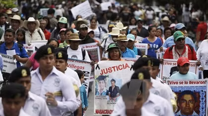 Mexico tái điều tra vụ 43 sinh viên mất tích