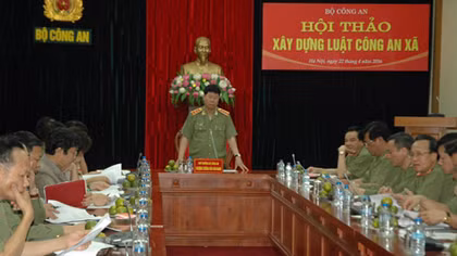 Hội thảo lấy ý kiến về dự thảo Luật Công an xã