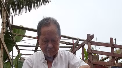 Ông lão si tình làm "vườn yêu" tặng vợ quá cố