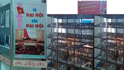 Trưng bày hơn 800 sách, tư liệu về "Đảng cộng sản Việt Nam - Từ Đại hội đến Đại hội"