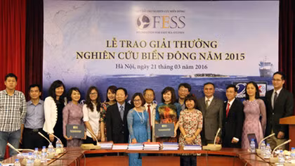 Trao giải Giải thưởng Nghiên cứu Biển Đông 2015