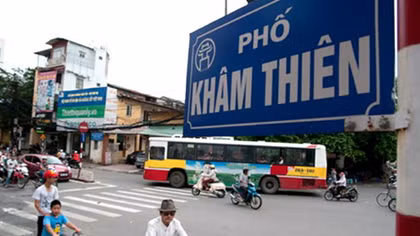 Lập quy hoạch thiết kế đô thị hai bên tuyến phố Khâm Thiên