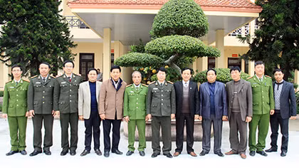 Thứ trưởng Bùi Văn Nam kiểm tra công tác đảm bảo ANTT trước Tết Nguyên đán tại Ninh Bình, Nam Định, Hà Nam