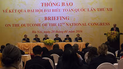 248 thư và điện mừng tới Đại hội XII