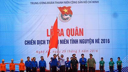 Ra quân chiến dịch Thanh niên tình nguyện hè 2016