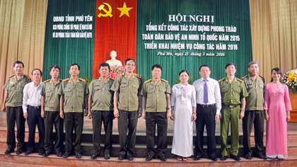 Hội nghị phong trào toàn dân bảo vệ ANTQ tại Phú Yên