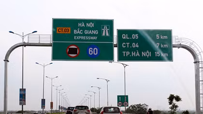 Bỏ tốc độ tối thiểu 60km/h đoạn cao tốc Hà Nội - Bắc Ninh