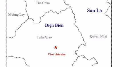 Liên tiếp xảy ra động đất tại Điện Biên