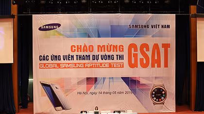 Gần 6.000 Ứng viên được mời tham dự vòng thi Kiểm tra Năng lực Samsung toàn cầu (GSAT)