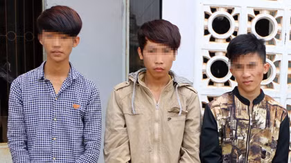Băng trộm nhí gây ra hàng loạt vụ cướp táo tợn