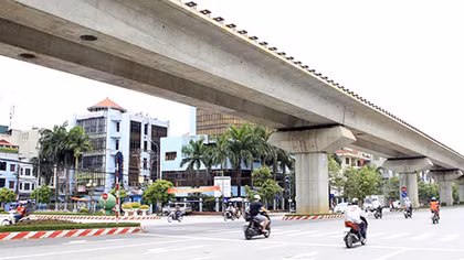 Phải thi công dứt điểm các hạng mục Dự án đường sắt Cát Linh-Hà Đông