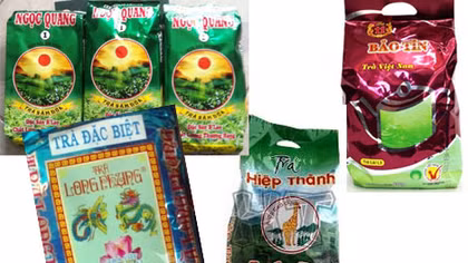 Phát hiện cơ sở làm giả nhãn hiệu các hãng trà nổi tiếng
