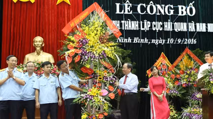 Thành lập Cục Hải quan Hà Nam Ninh
